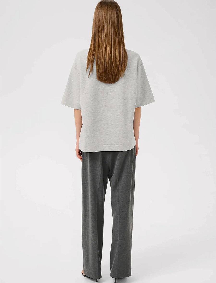 InWear - PannieIW Oversize Tshirt Melange - t-shirts - granite melange - 4