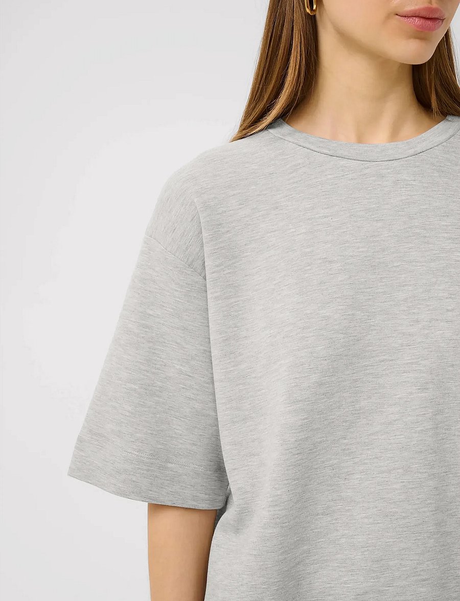 InWear - PannieIW Oversize Tshirt Melange - t-shirts - granite melange - 5
