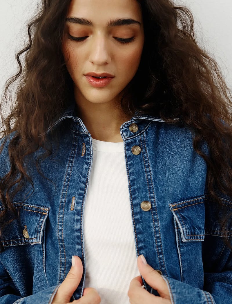 InWear - NaavaIW Shirt - denimskjorter - medium vintage - 0