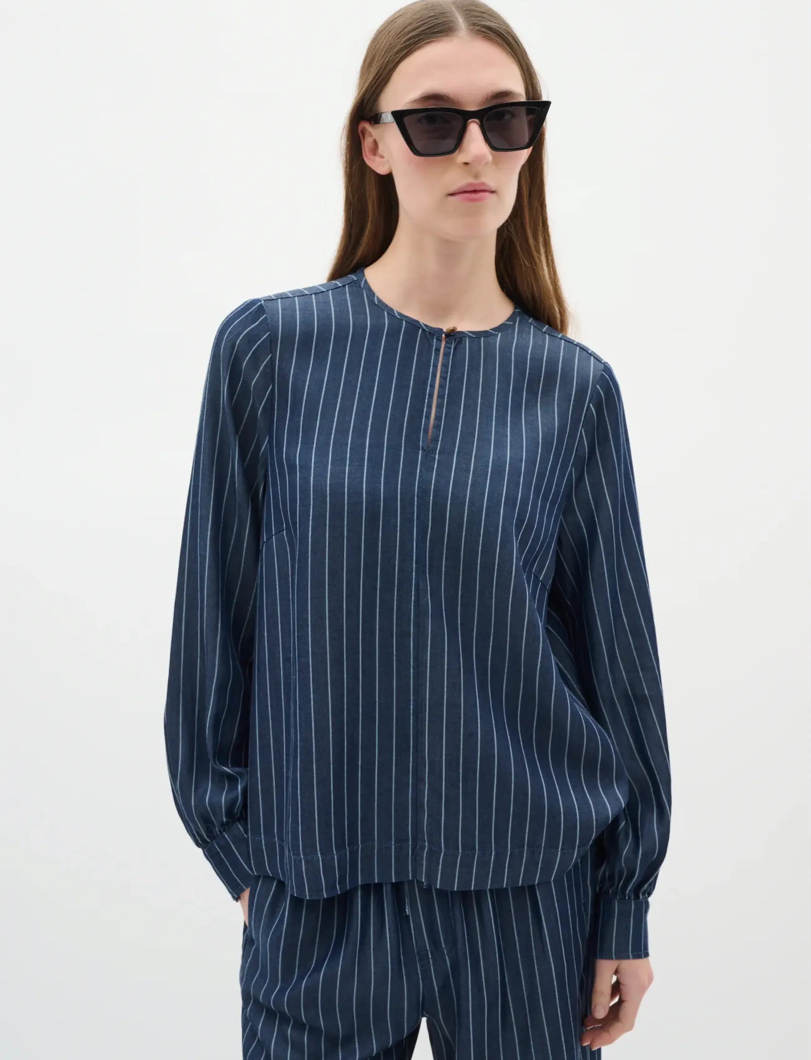 InWear NadieIW Pullon Pant - Kläder - DARK BLUE DENIM / blue