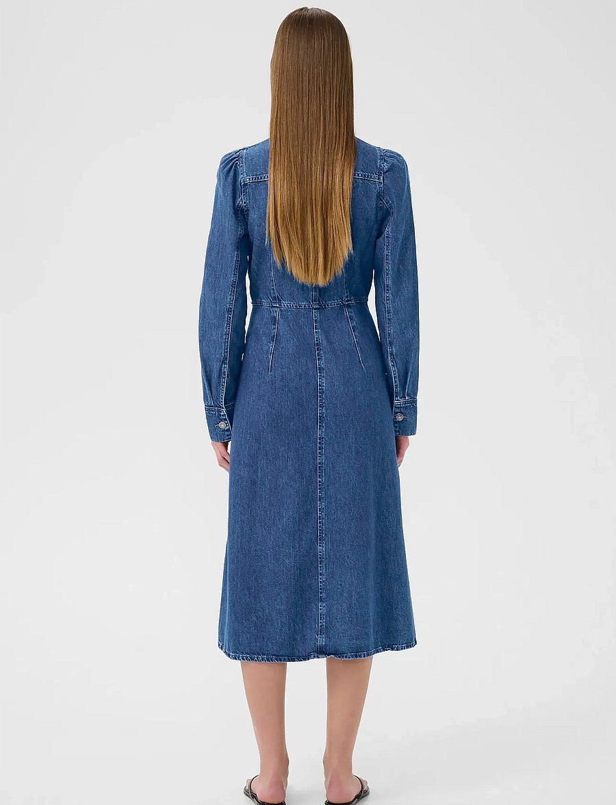InWear - NaavaIW Dress - jeansklänningar - medium vintage - 4