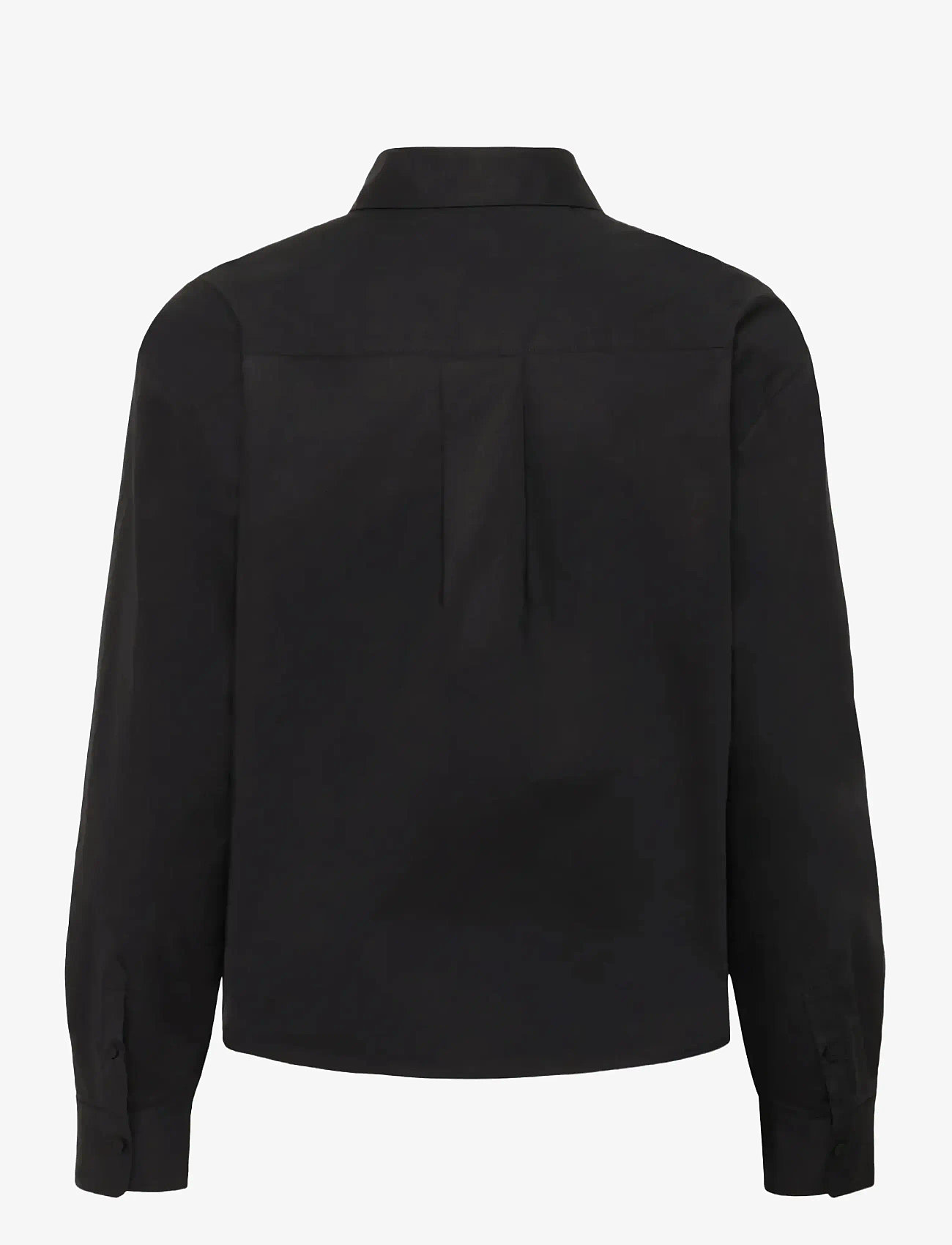 InWear - AimeeIW Cropped Shirt - langærmede skjorter - black - 2