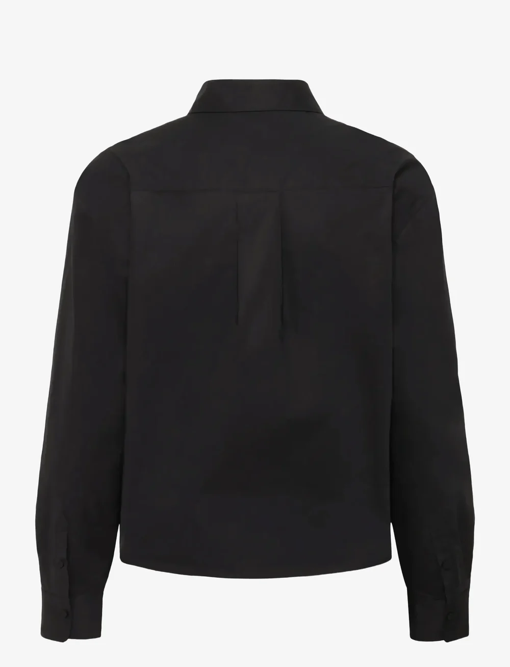 InWear - AimeeIW Cropped Shirt - långärmade skjortor - black - 2