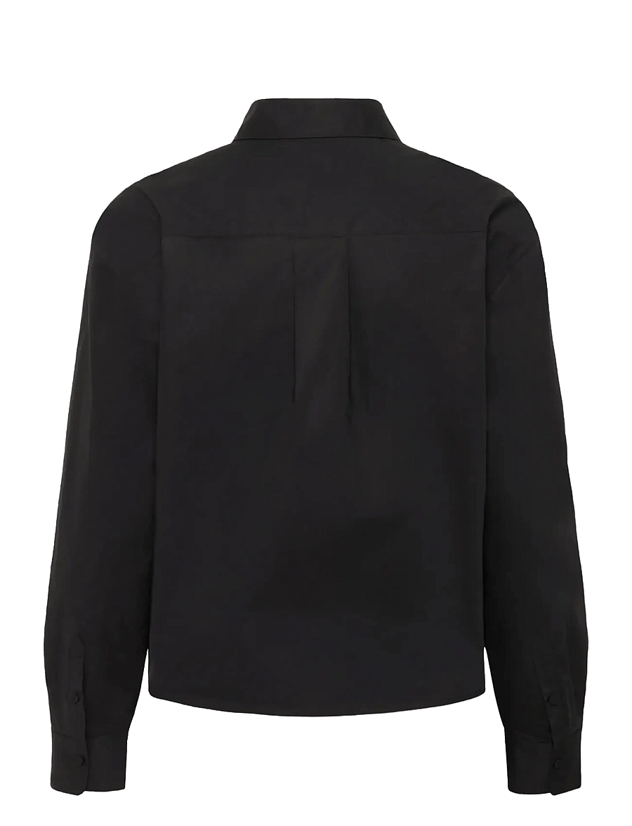 InWear - AimeeIW Cropped Shirt - koszule z długimi rękawami - black - 2