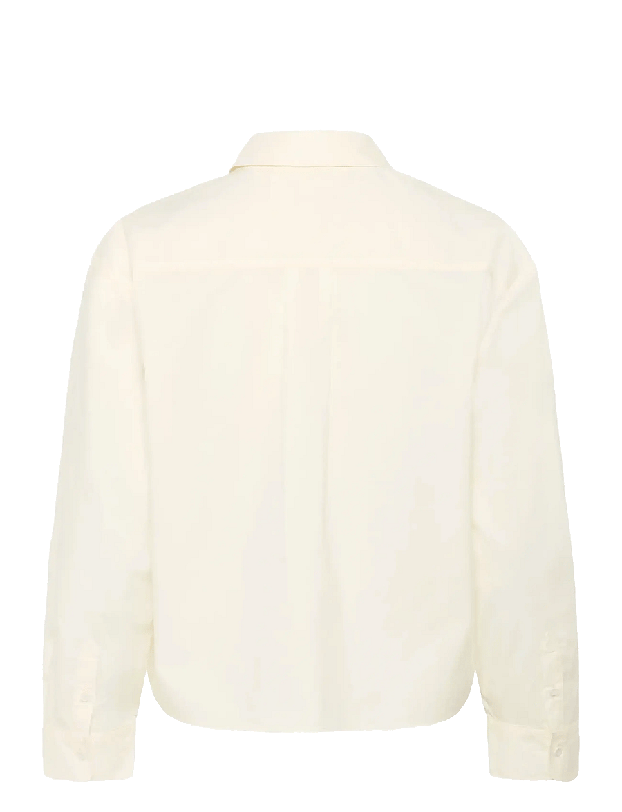 InWear - AimeeIW Cropped Shirt - langärmlige hemden - whisper white - 2