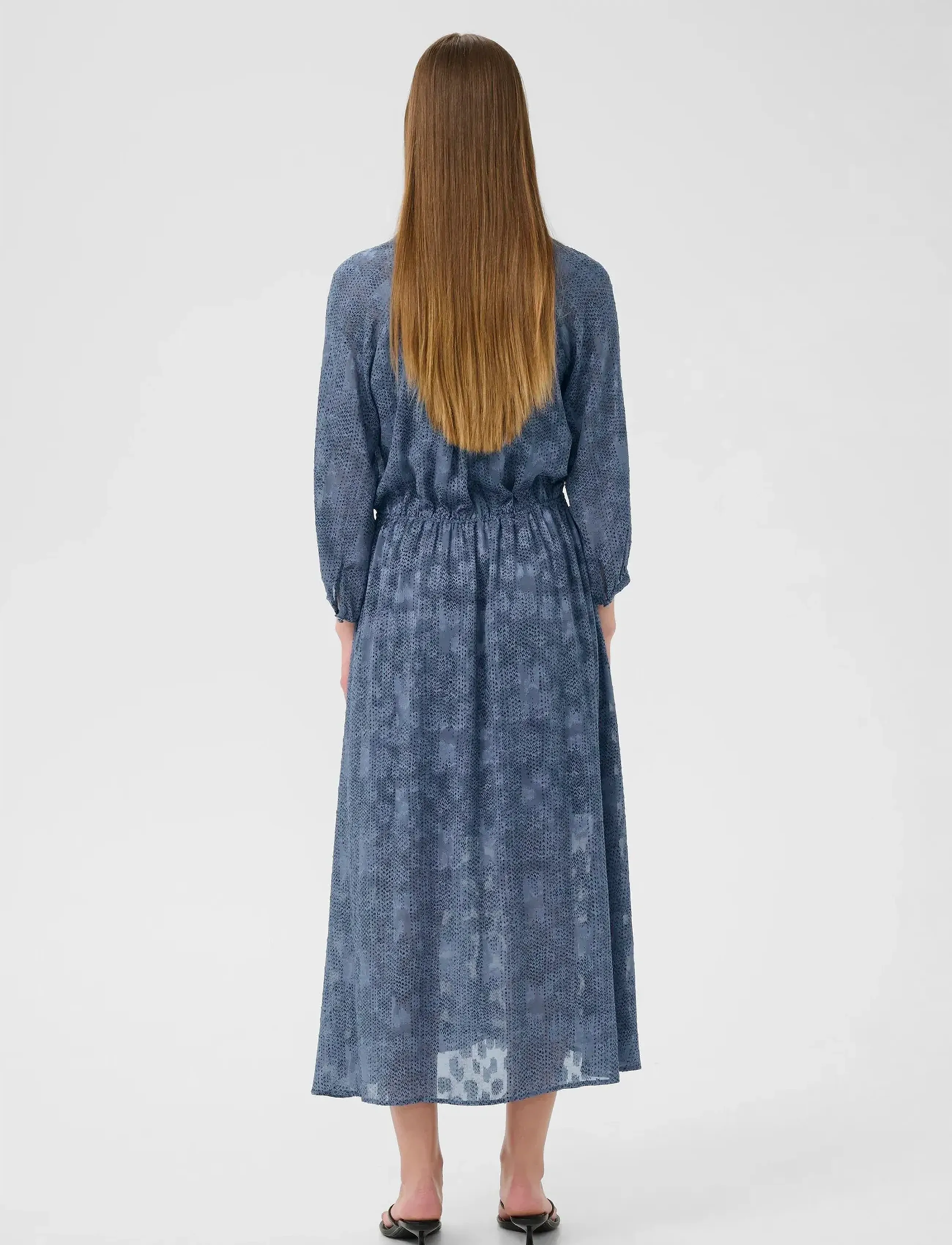 InWear - AddisonIW Dress - summer dresses - dotted surface blue - 4