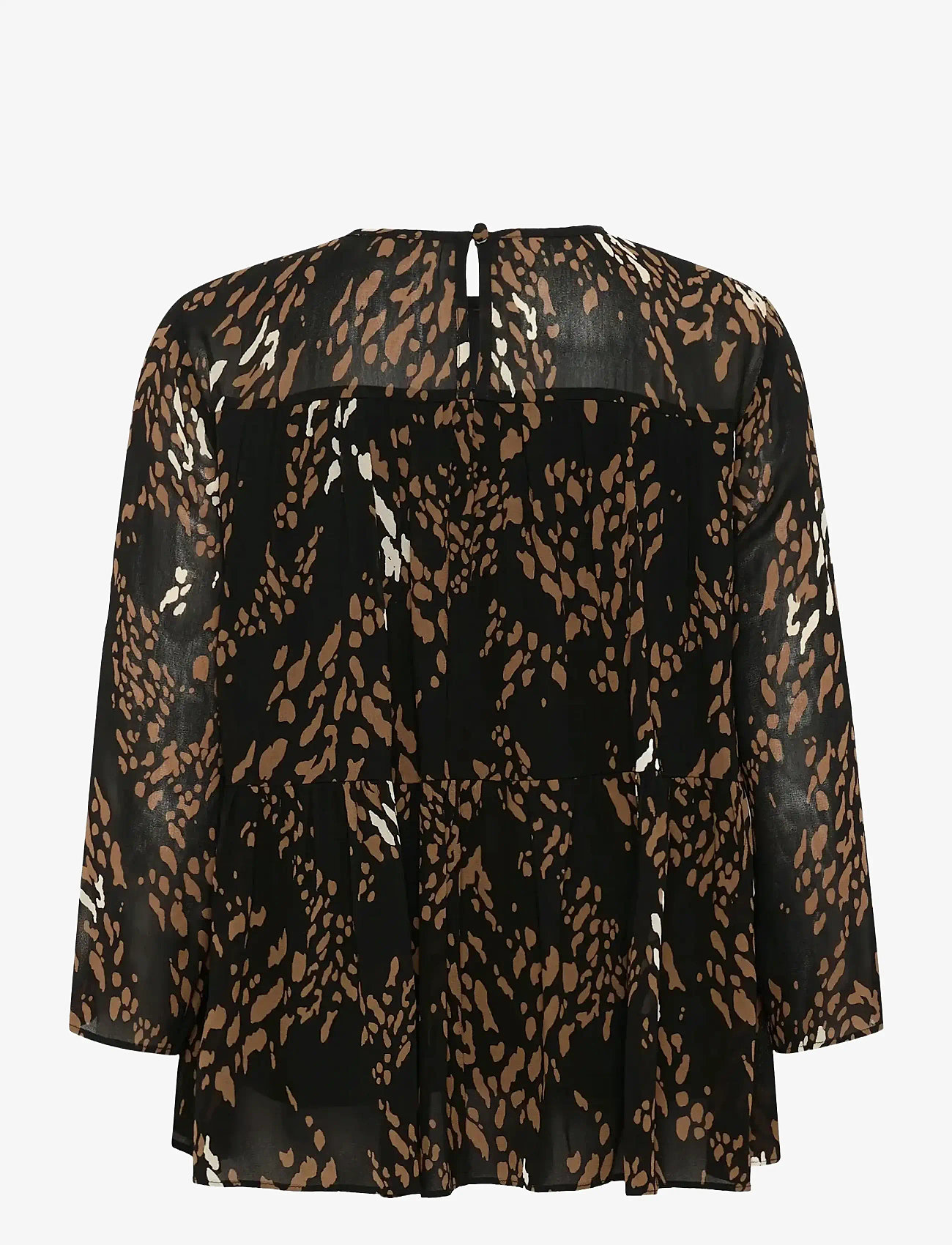 InWear - AverieIW Blouse - long sleeved blouses - leonora black - 2