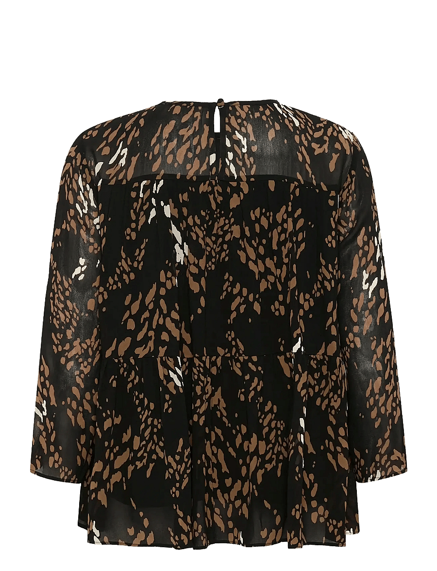 InWear - AverieIW Blouse - long sleeved blouses - leonora black - 2
