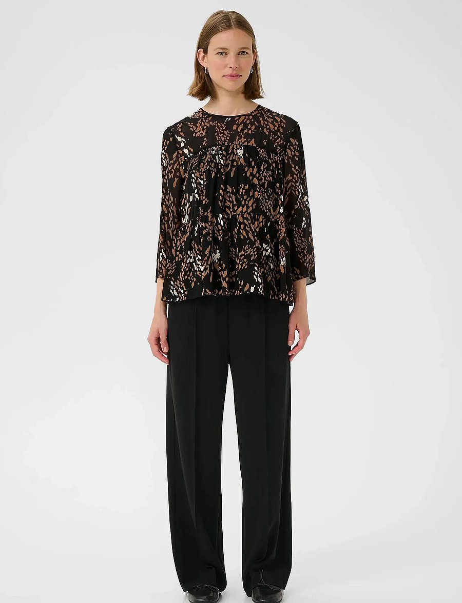 InWear - AverieIW Blouse - long sleeved blouses - leonora black - 3