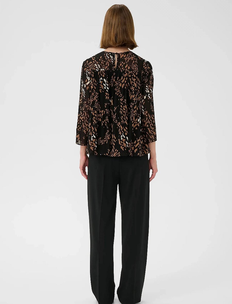 InWear - AverieIW Blouse - long sleeved blouses - leonora black - 4