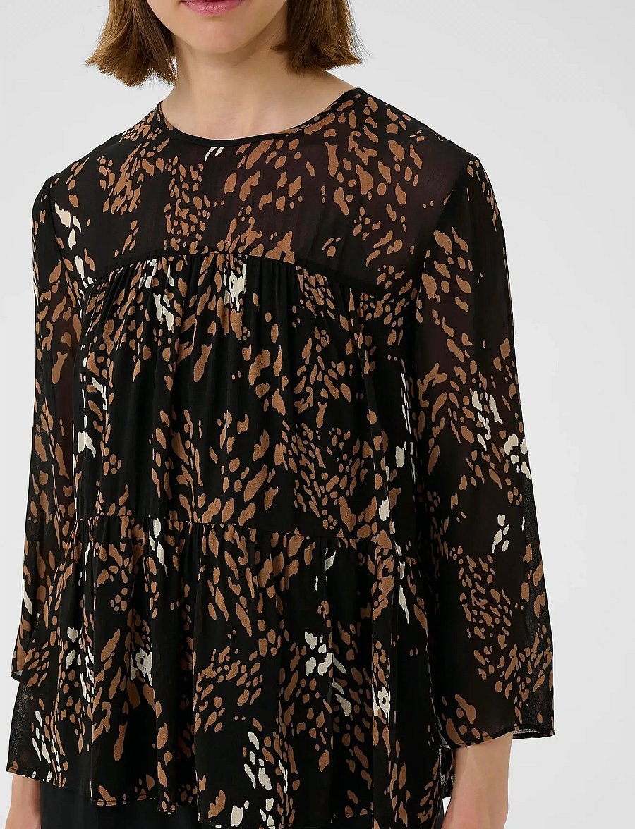 InWear - AverieIW Blouse - long sleeved blouses - leonora black - 5