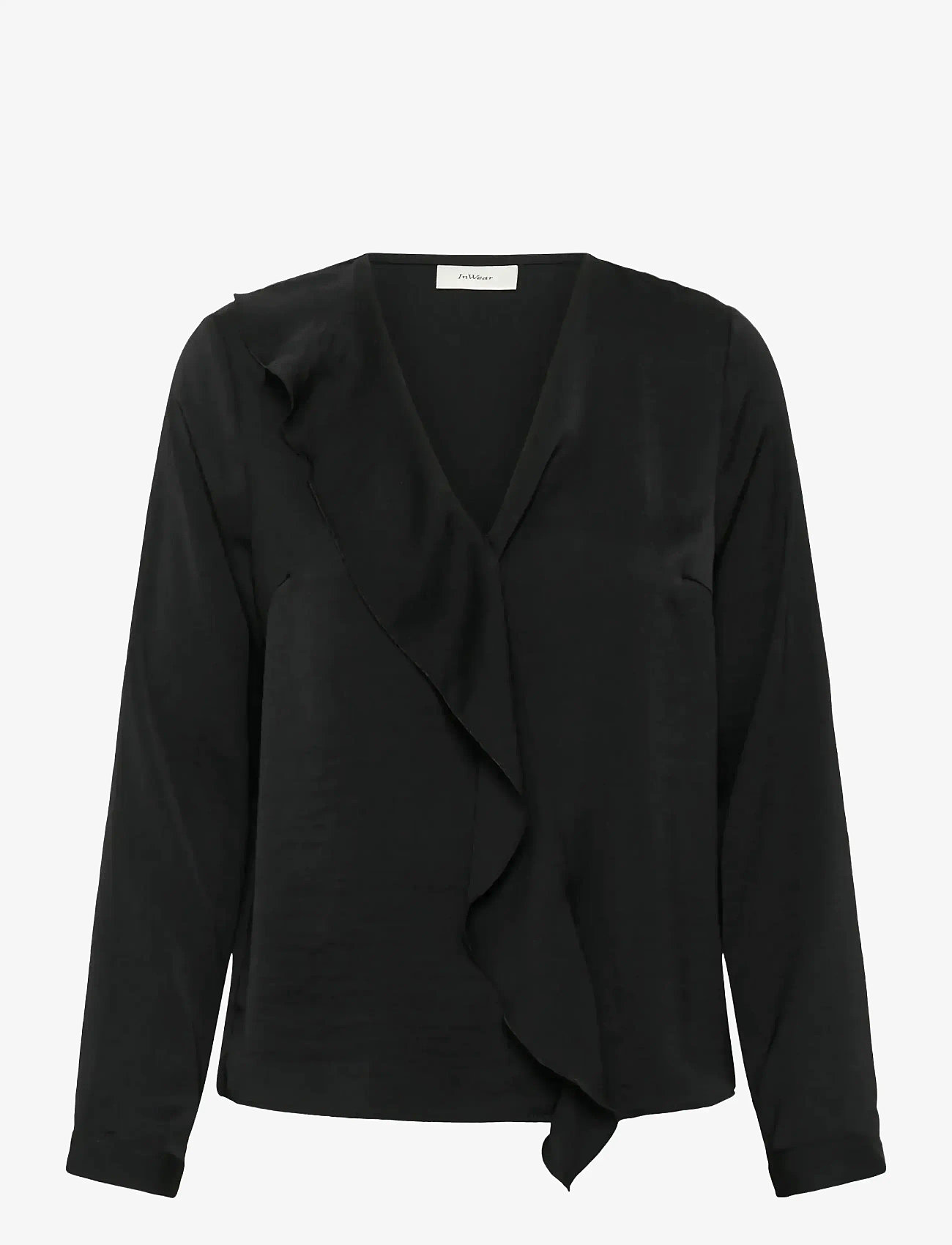 InWear - AudaIW Blouse - langærmede bluser - black - 1