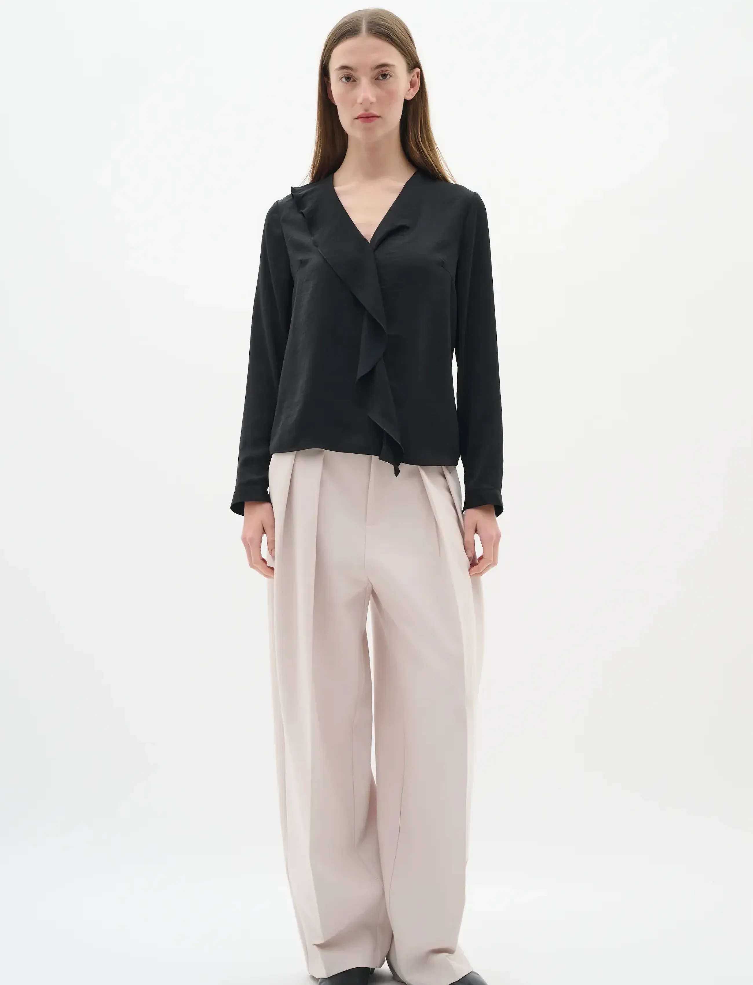 InWear - AudaIW Blouse - langärmlige blusen - black - 3