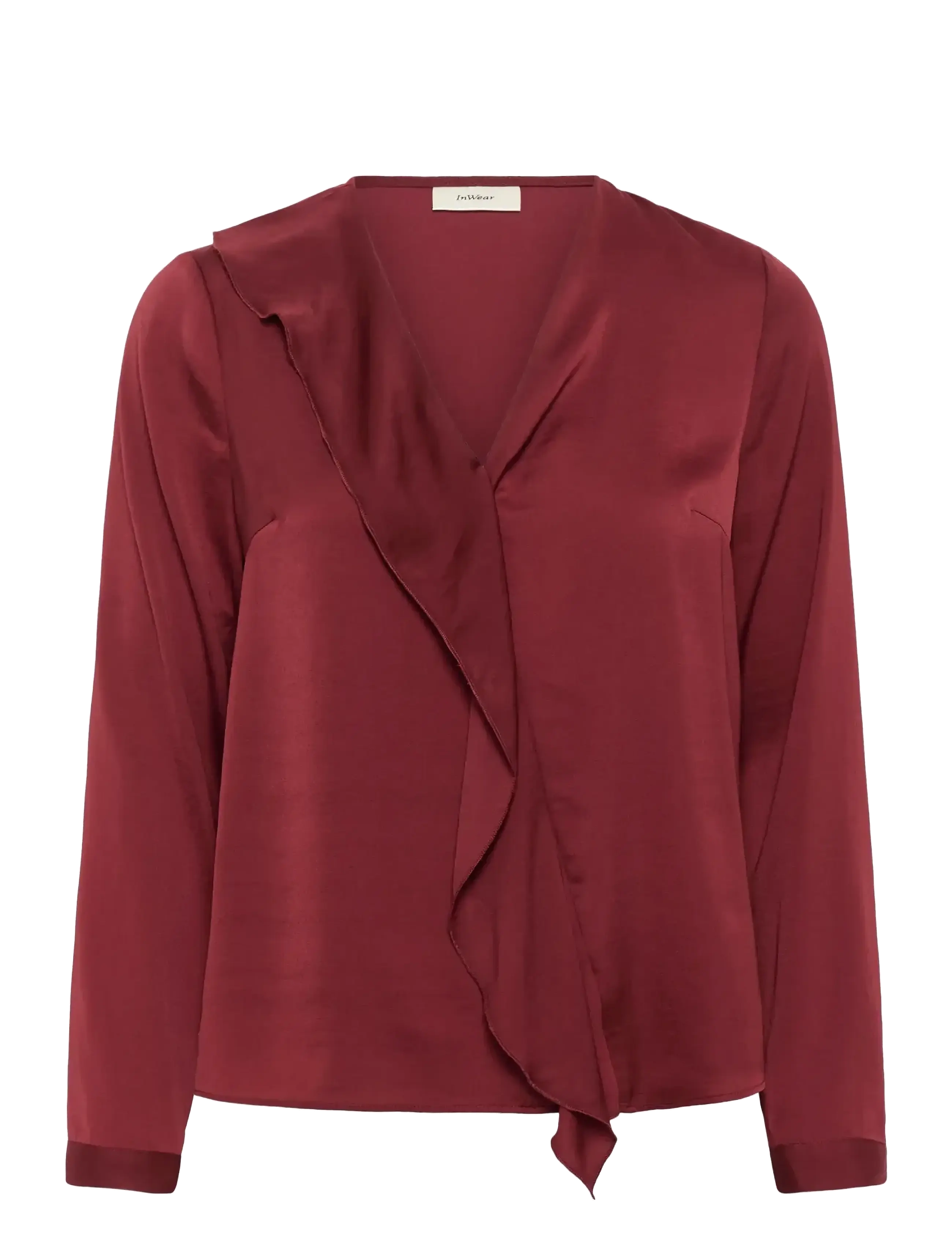 INWEAR Audaiw Bluse Burgundy - 36 - Damen