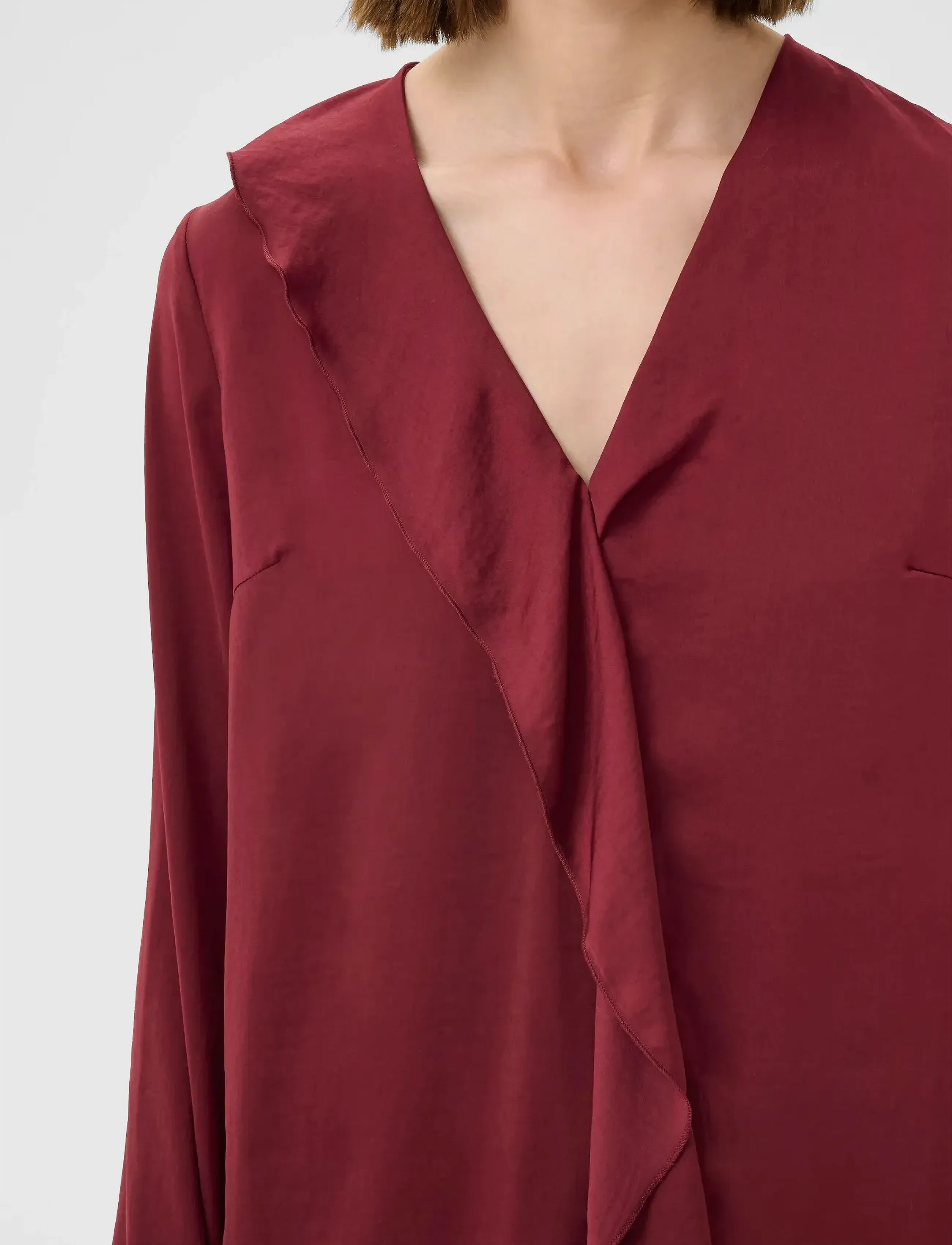 InWear - AudaIW Blouse - langærmede bluser - cabernet - 5