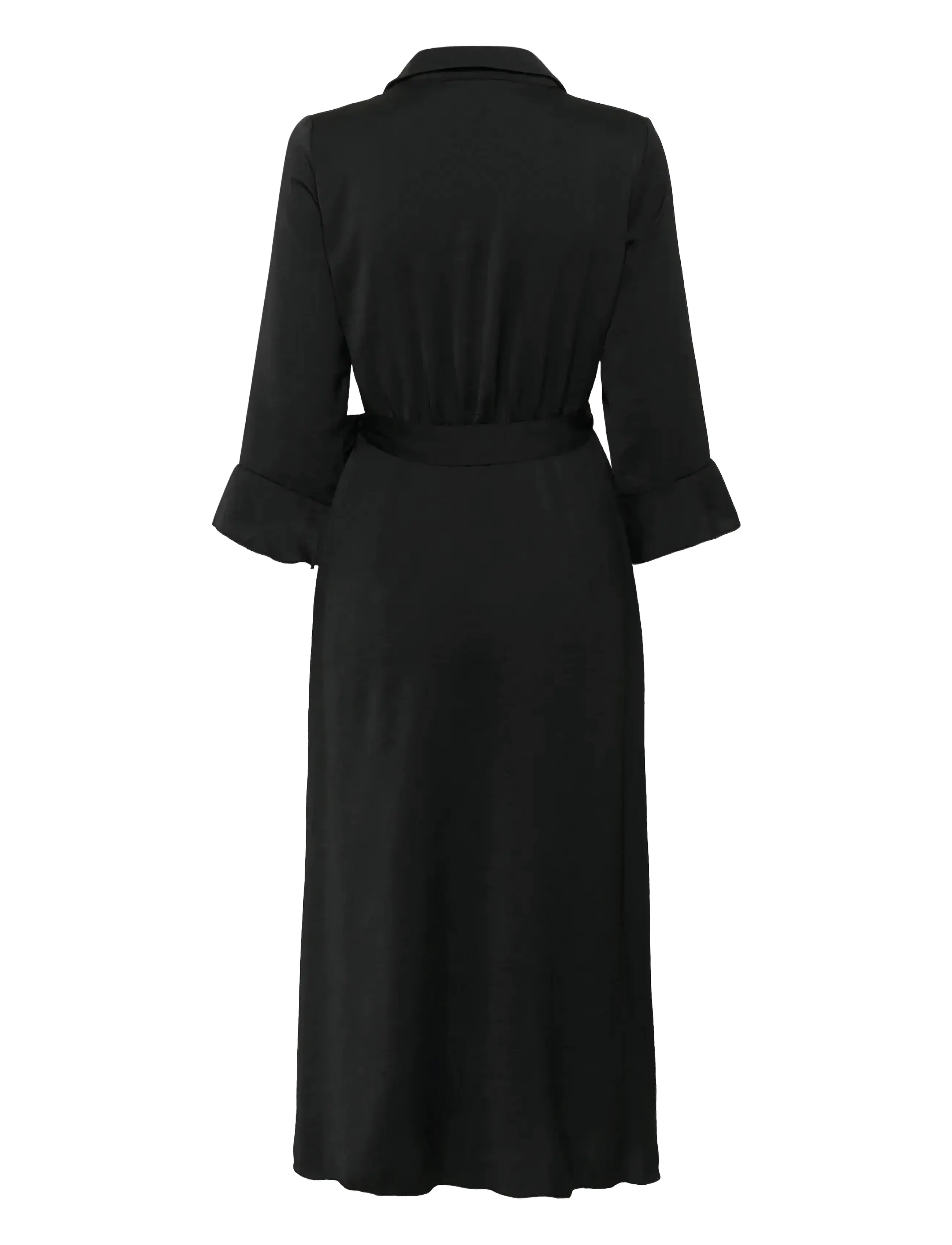 InWear - AudaIW Long Dress - skjortekjoler - black - 2