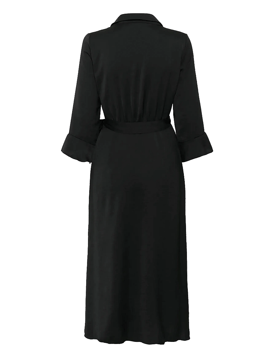 InWear - AudaIW Long Dress - shirt dresses - black - 2