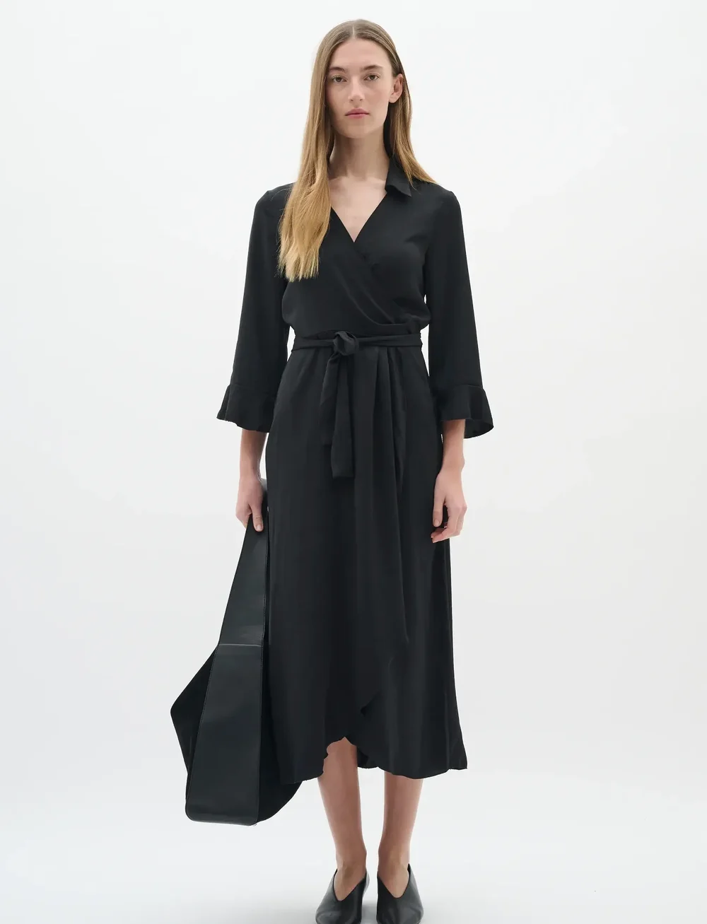 InWear - AudaIW Long Dress - särkkleidid - black - 3