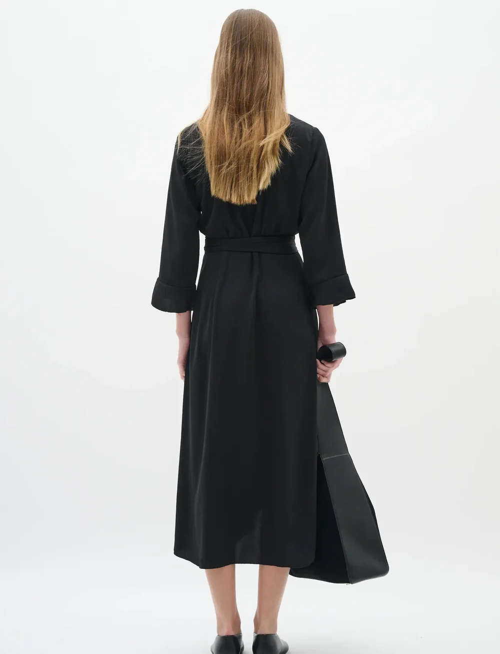 InWear - AudaIW Long Dress - särkkleidid - black - 4