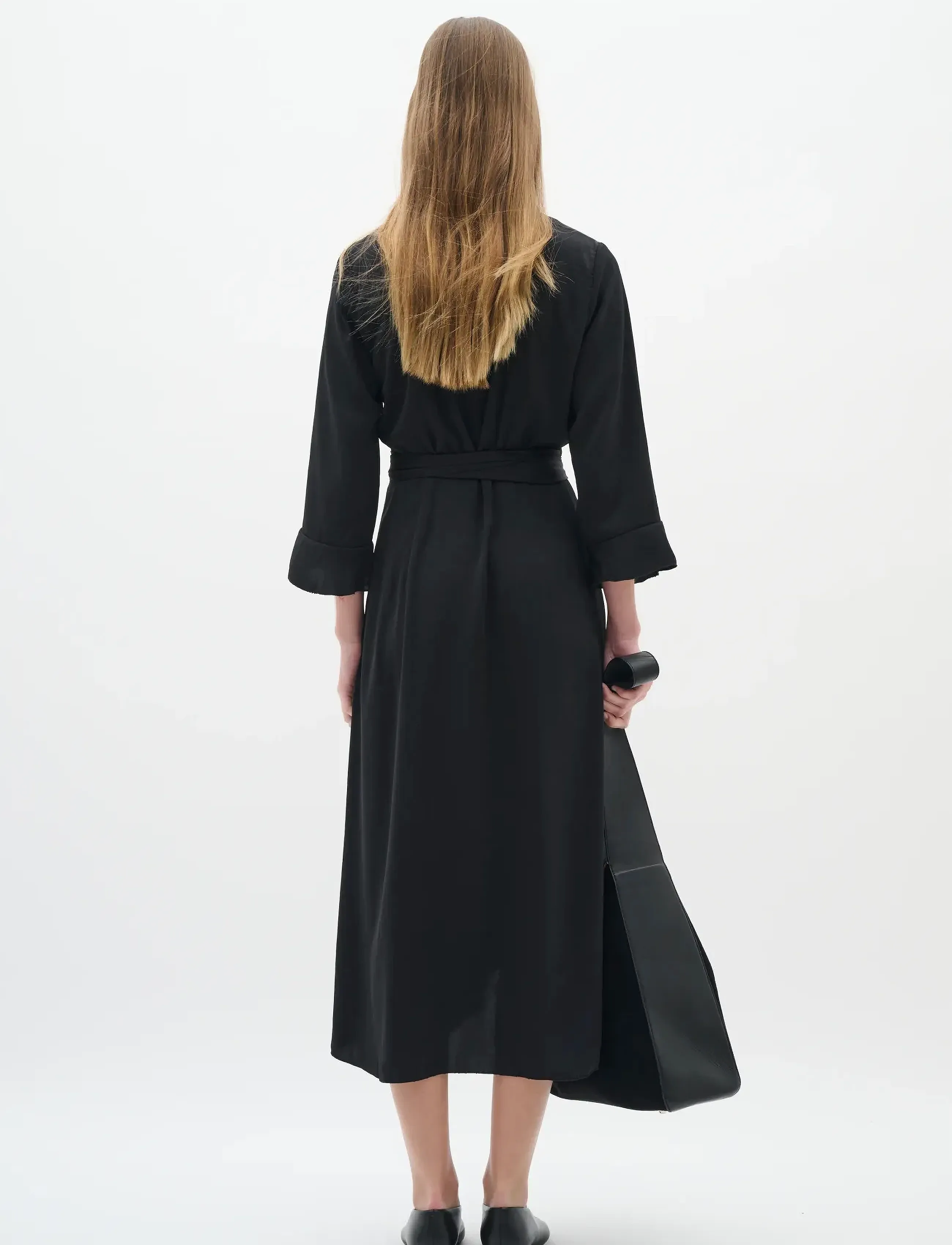 InWear - AudaIW Long Dress - skjortekjoler - black - 4