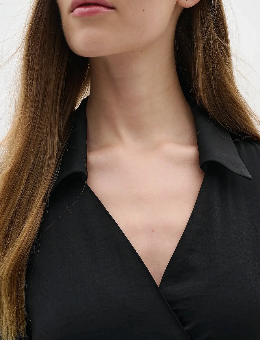 InWear - AudaIW Long Dress - shirt dresses - black - 5