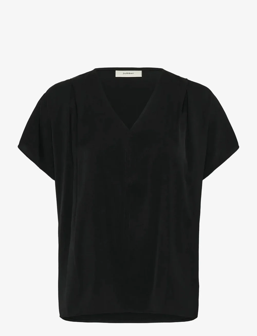 InWear - AdelineIW Top - kortärmade skjortor - black - 1