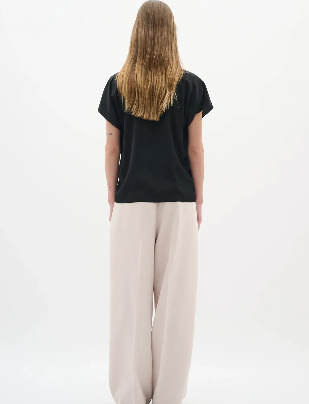 InWear - AdelineIW Top - kortärmade skjortor - black - 4