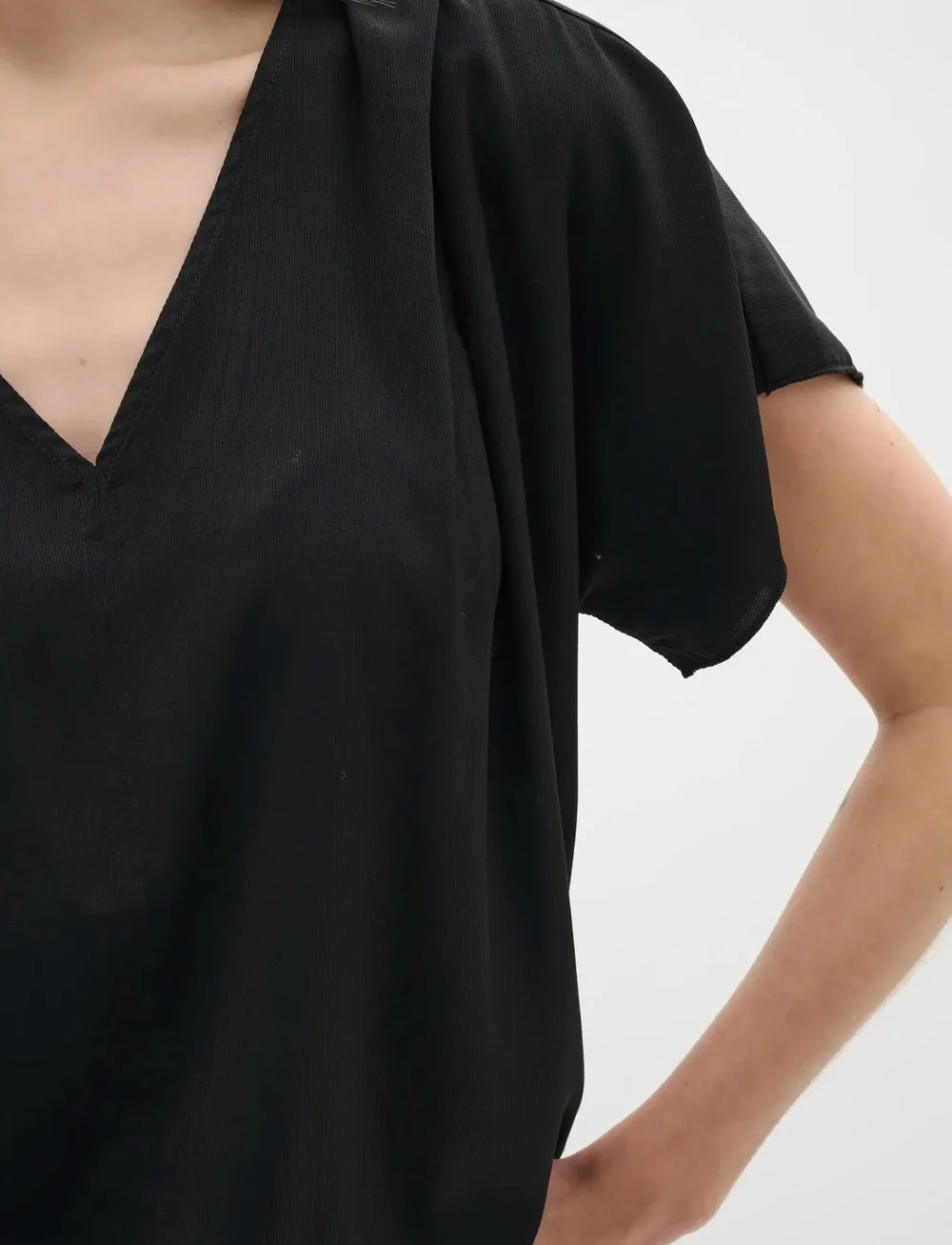 InWear - AdelineIW Top - kortärmade skjortor - black - 5