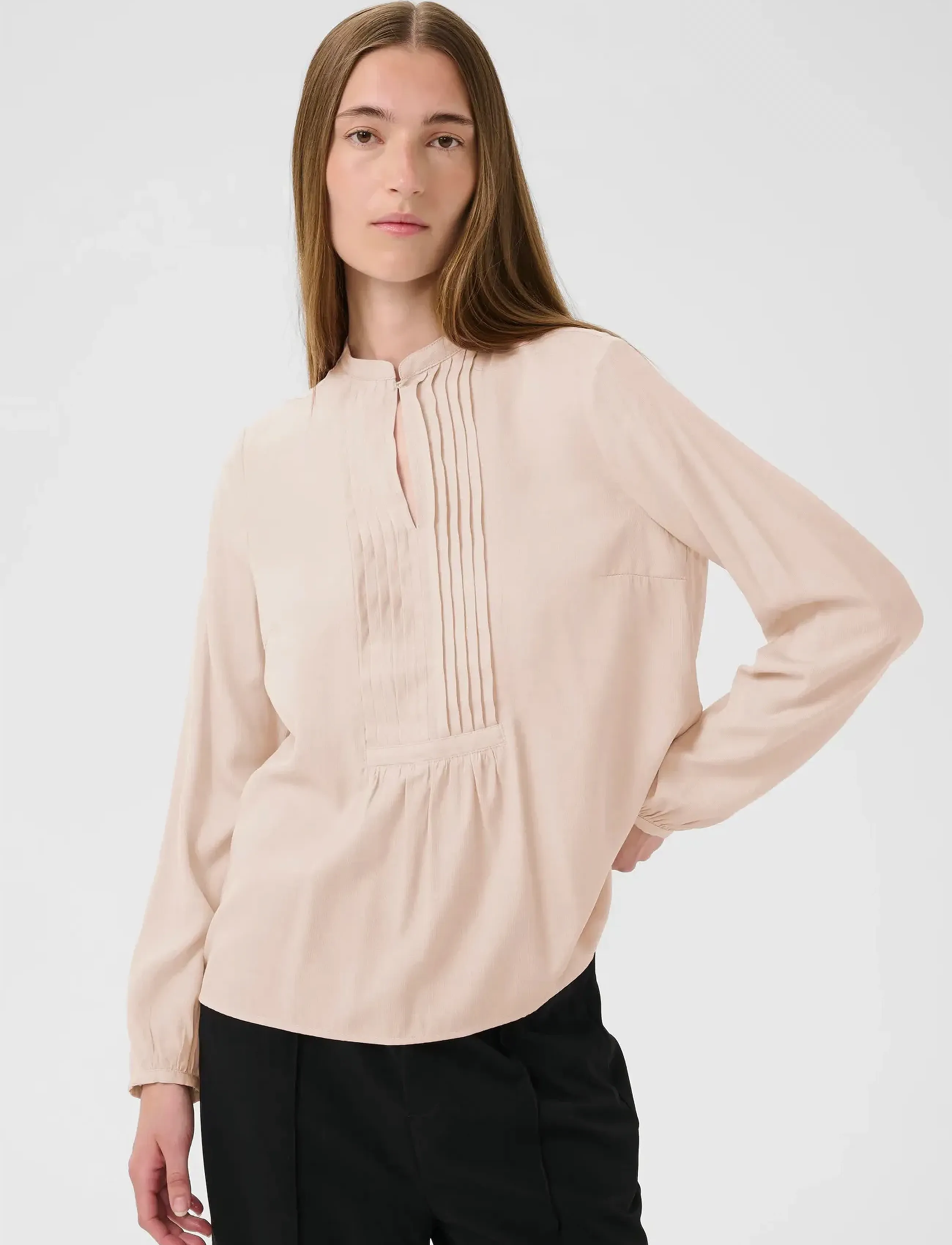 InWear Adelineiw Blouse, 46, Blouses, Rosa - Long-sleeved, Frauen