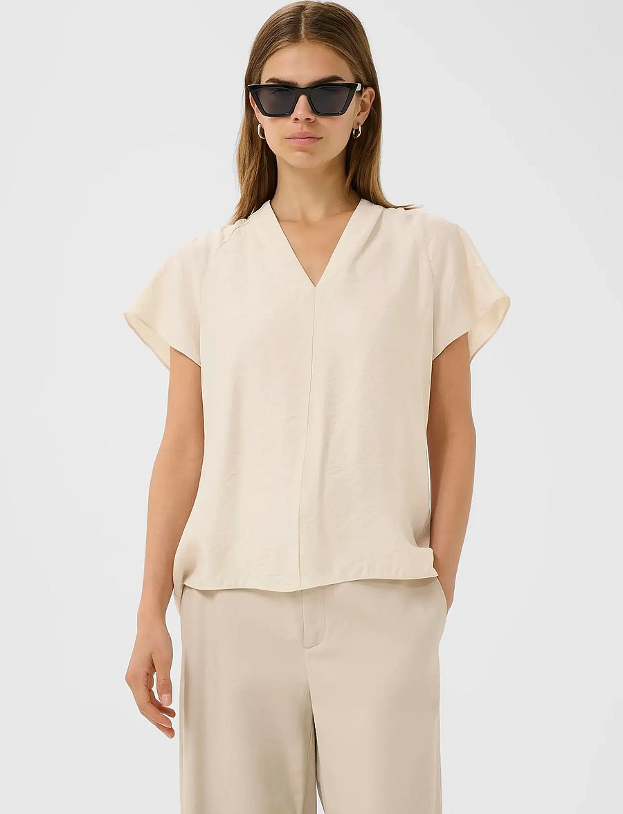 InWear - AdeliaIW Top - kurzärmelige blusen - haze - 0