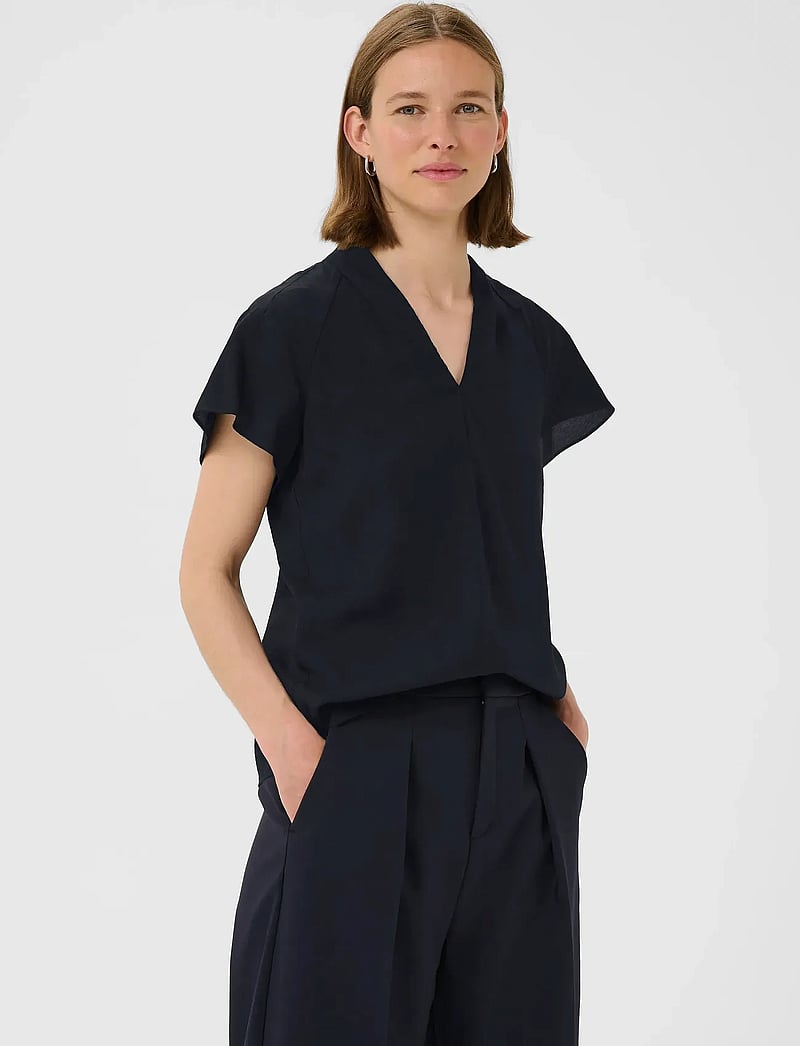 InWear - AdeliaIW Top - kurzämlige blusen - marine blue - 0