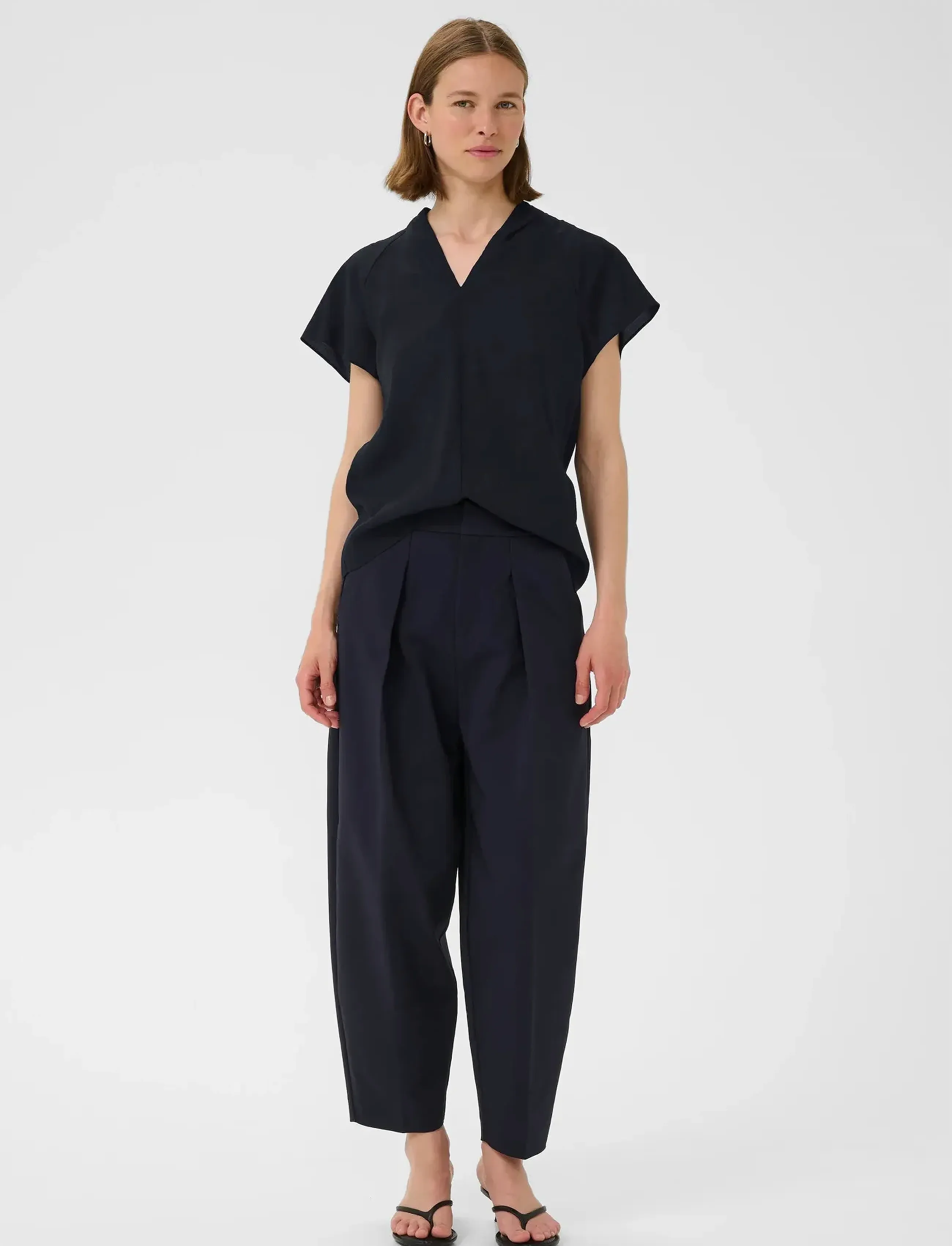 InWear - AdeliaIW Top - lühikeste varrukatega pluusid - marine blue - 3