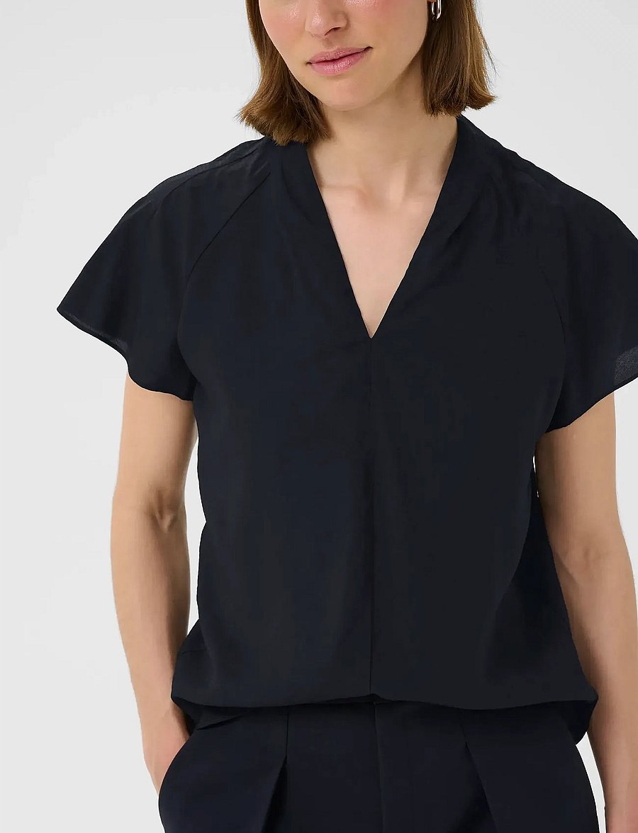 InWear - AdeliaIW Top - lühikeste varrukatega pluusid - marine blue - 5