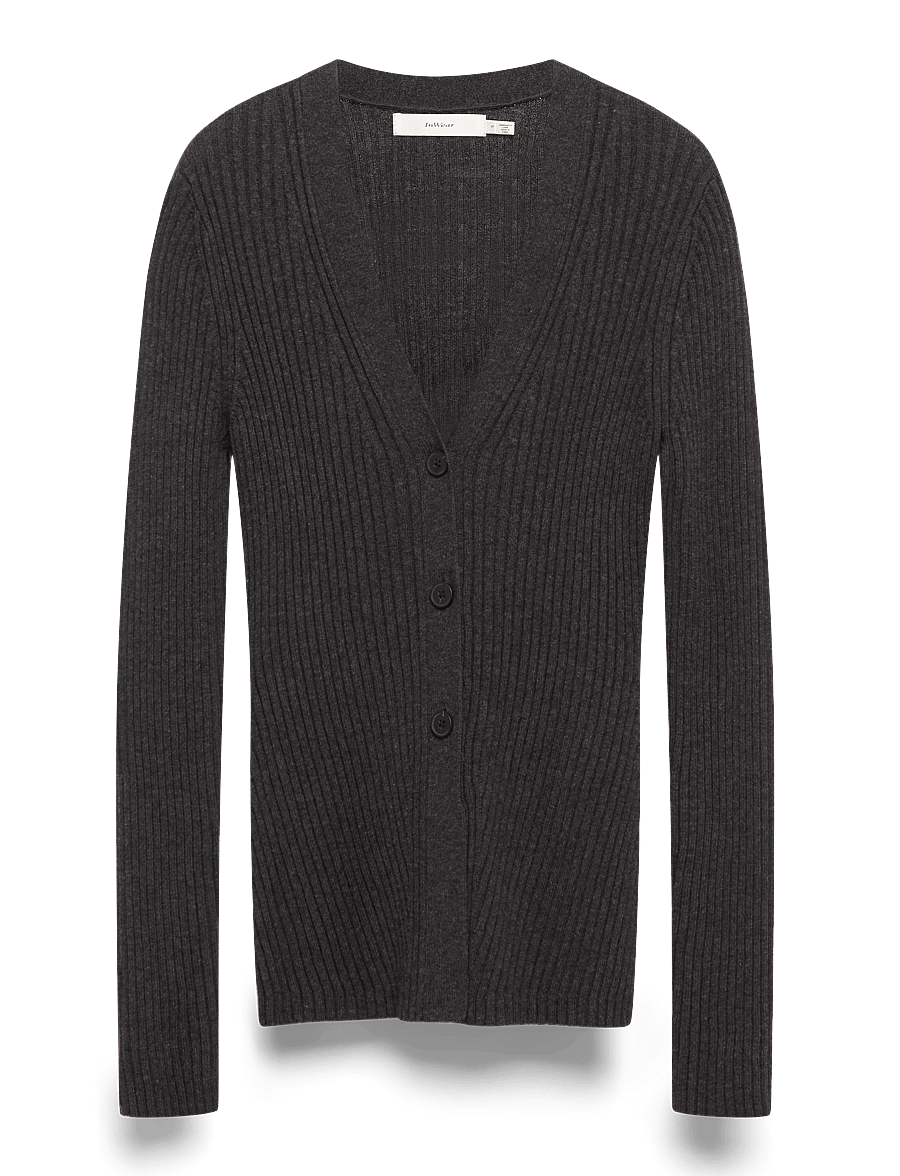 InWear - GiaIW Cardigan - strickjacken - dark grey melange - 2