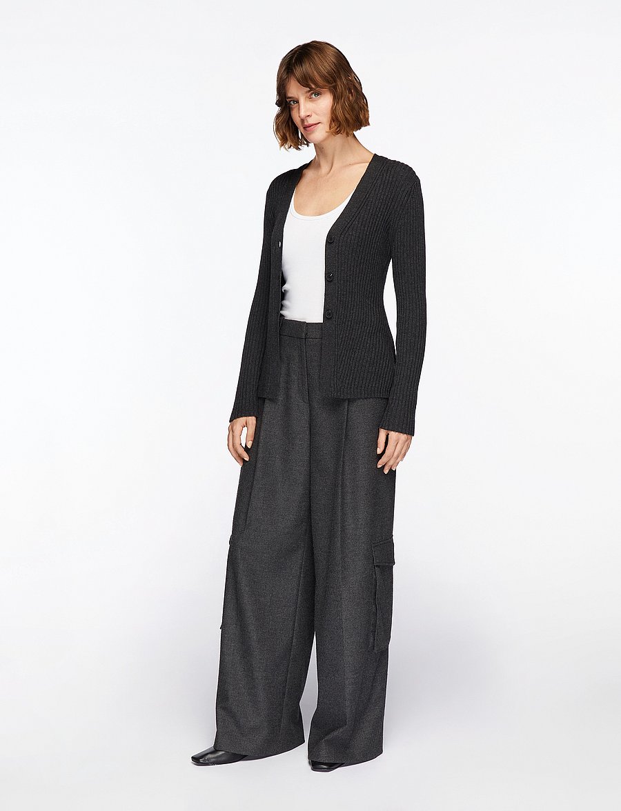 InWear - GiaIW Cardigan - strickjacken - dark grey melange - 3