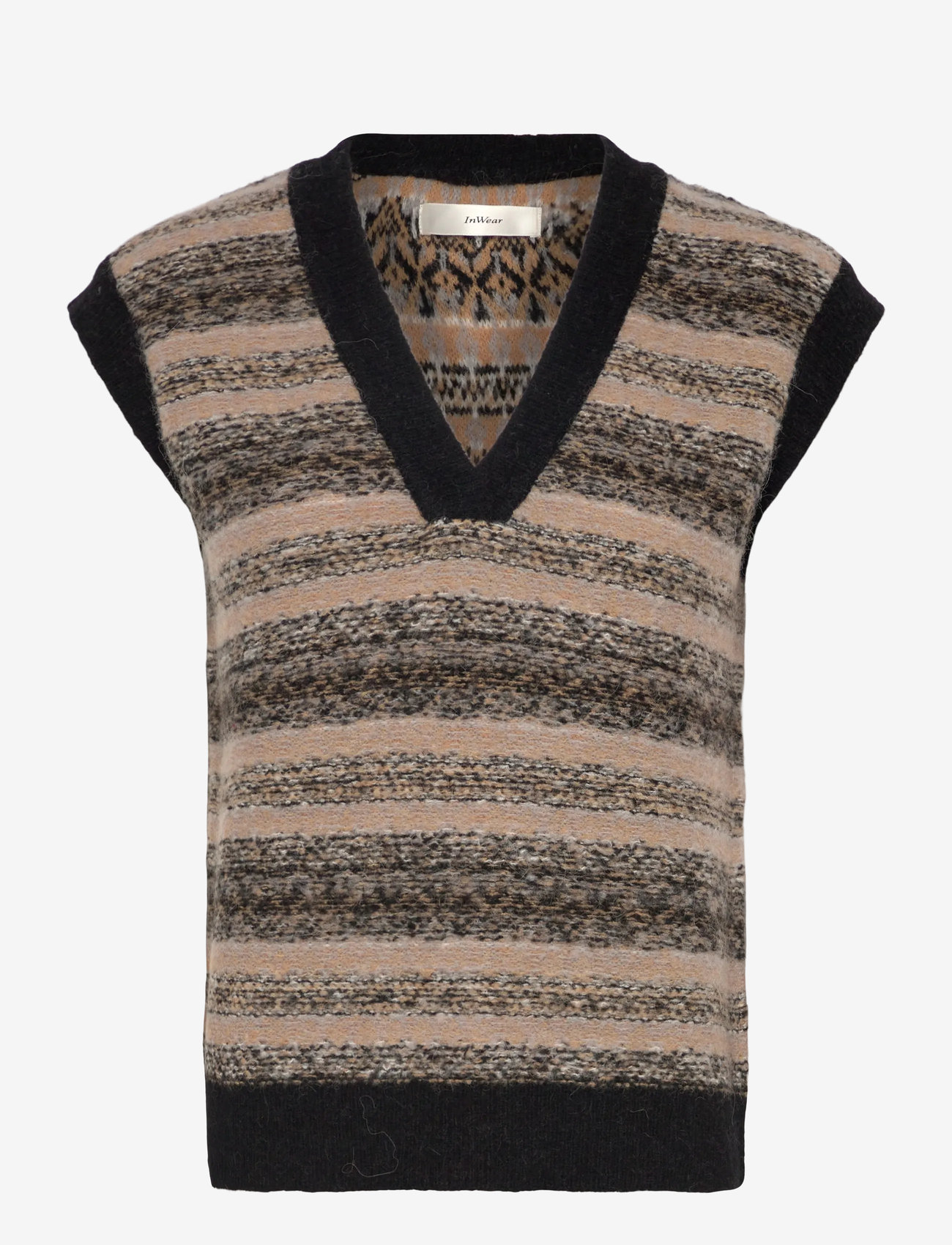 InWear - GilliaIW Vest - kootud vestid - mix colour fairisle - 1