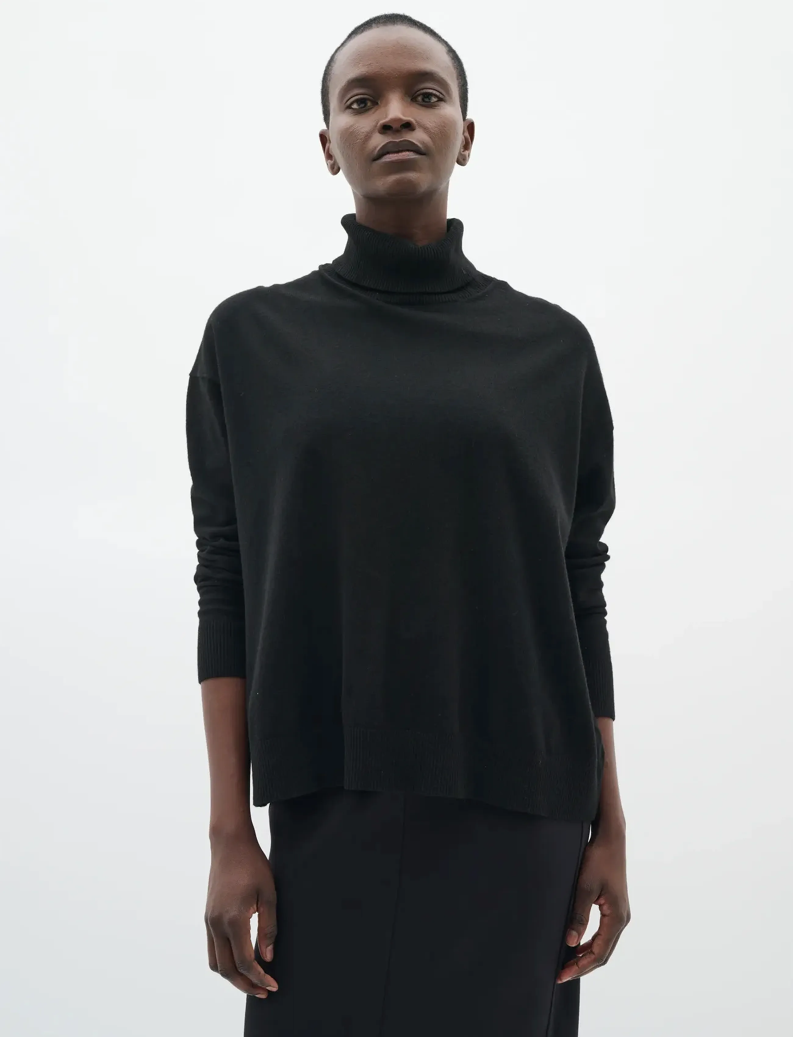 InWear GleaIW Kellsie Turtleneck - Strickmode - BLACK / black