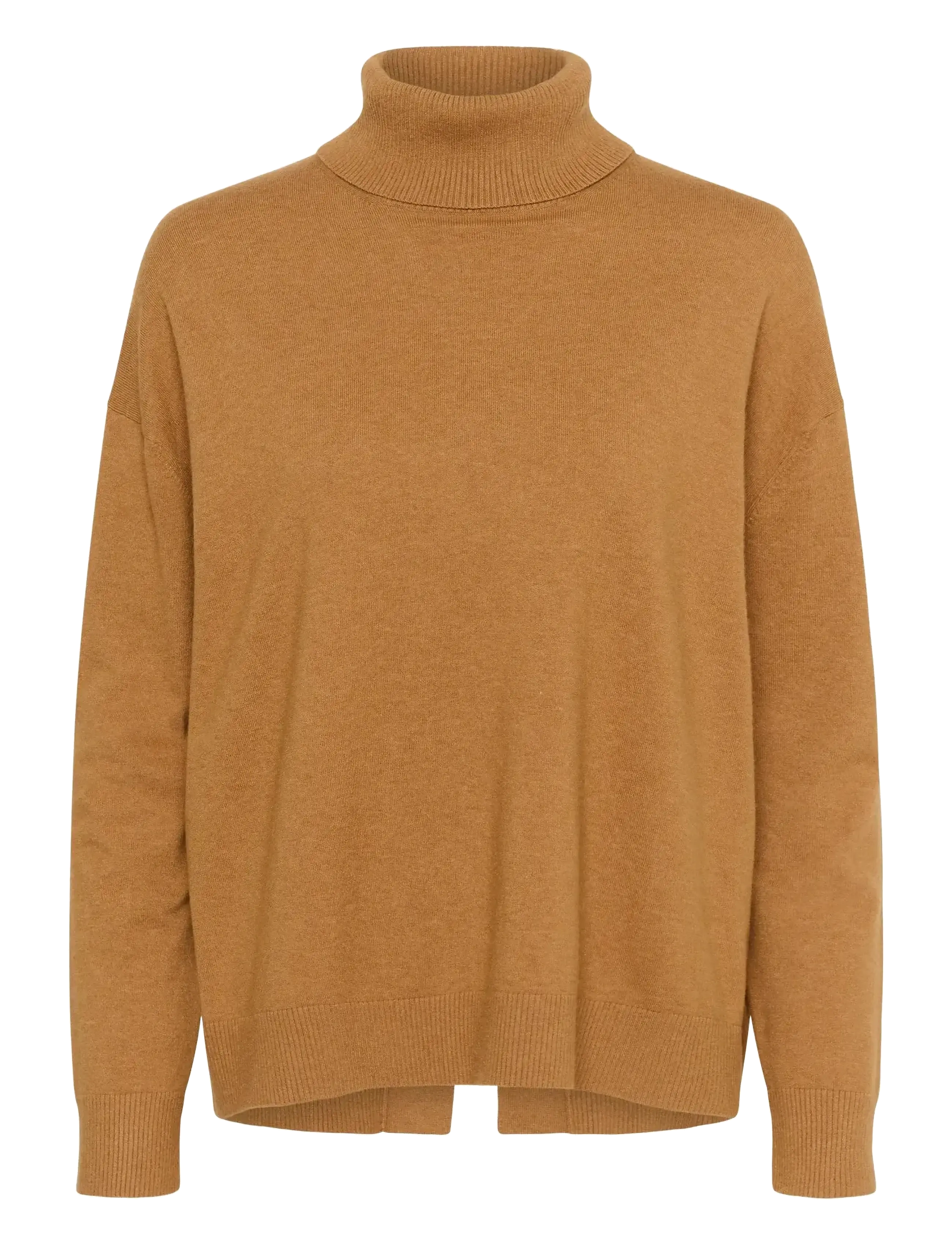InWear GleaIW Kellsie Turtleneck - Cashmere - TOBACCO BROWN / beige