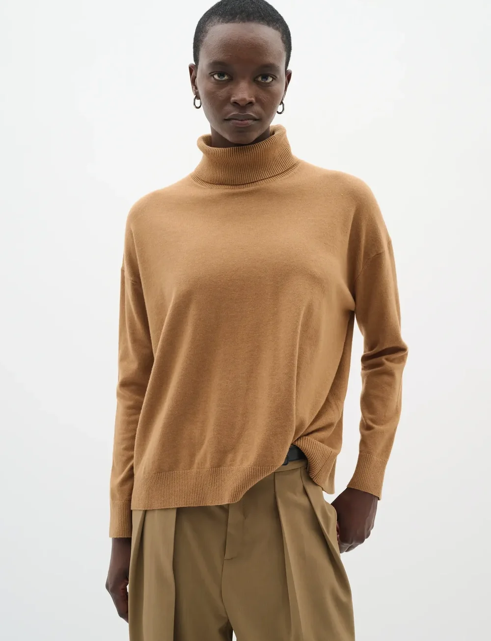 InWear - GleaIW Kellsie Turtleneck - pooloneuleet - tobacco brown - 0