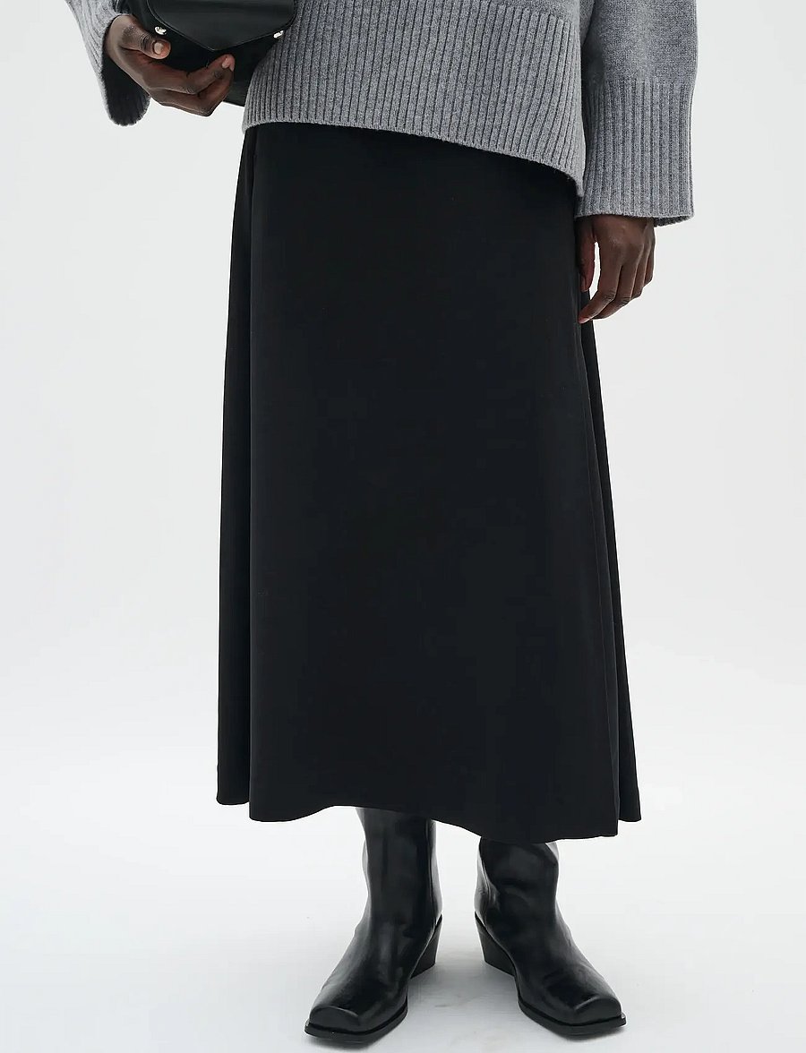 InWear - GleaIW Kellsie Skirt - midiseelikud - black - 0