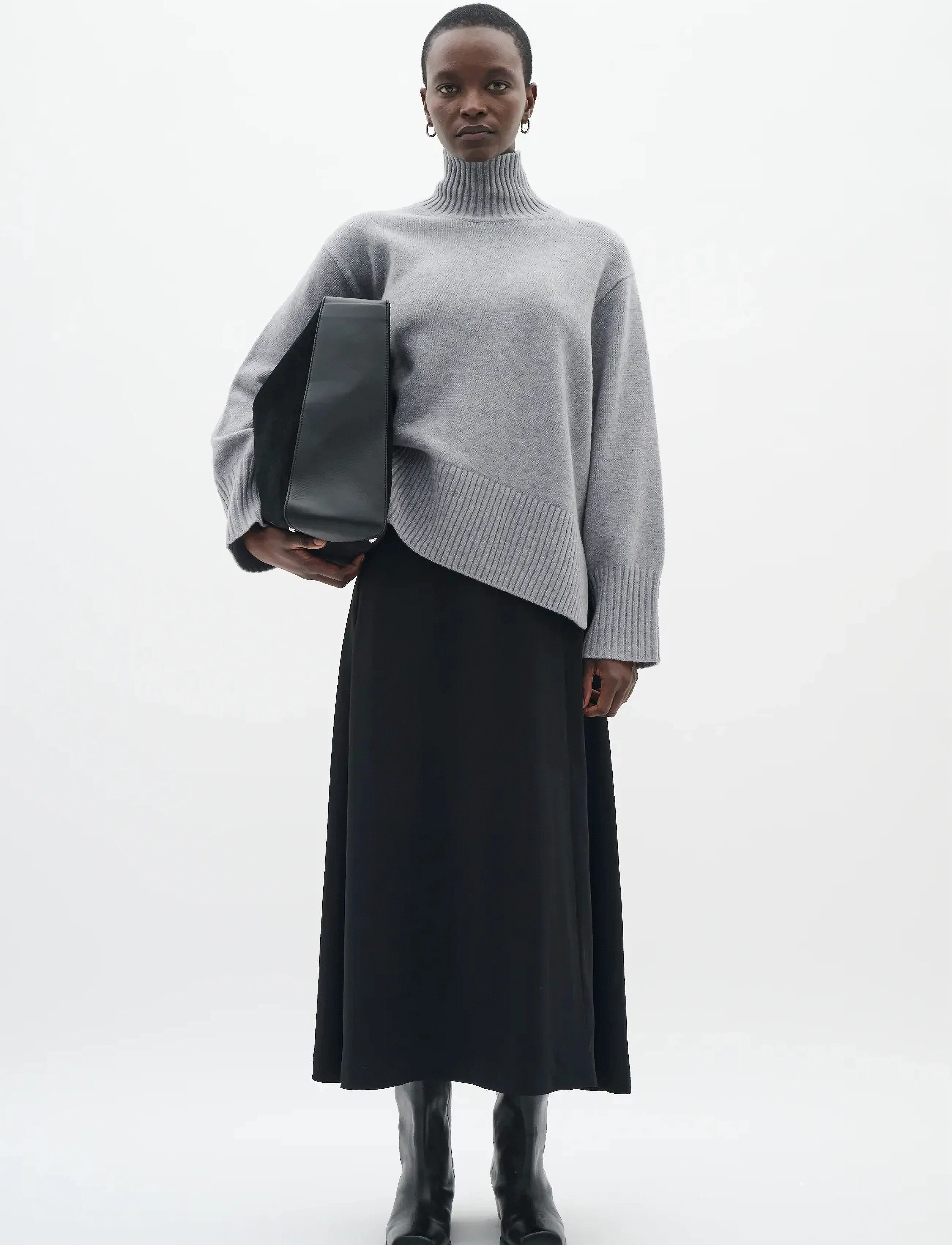 InWear - GleaIW Kellsie Skirt - spódnice do kolan i midi - black - 3