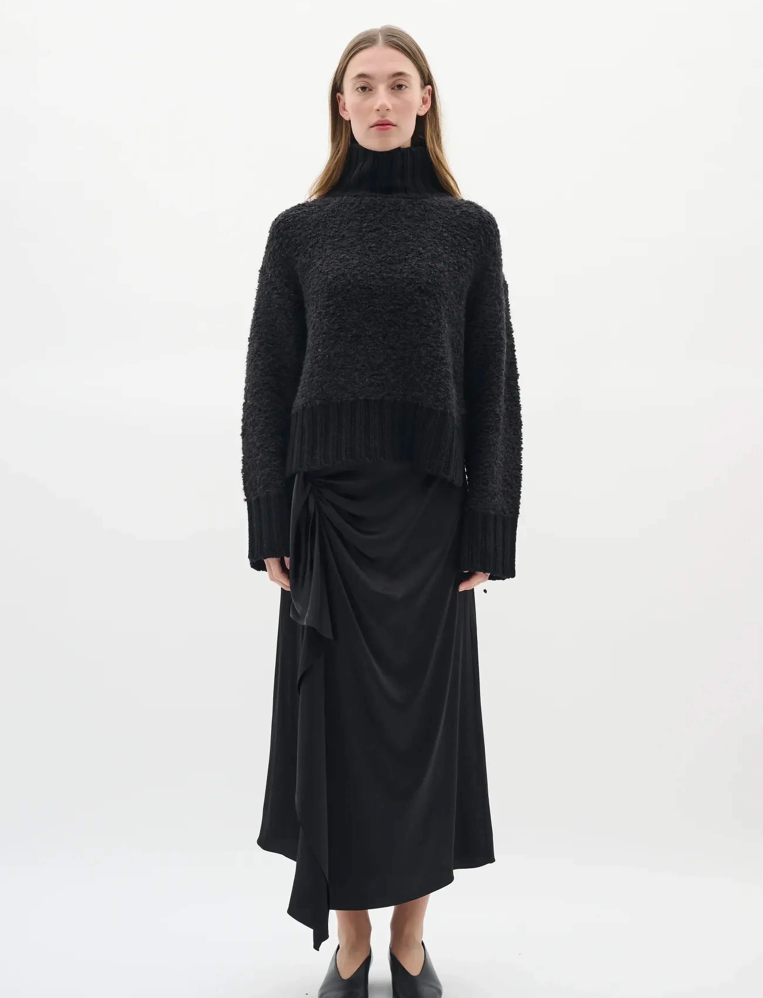 InWear - GuoIW Highneck - gebreide truien - black - 3