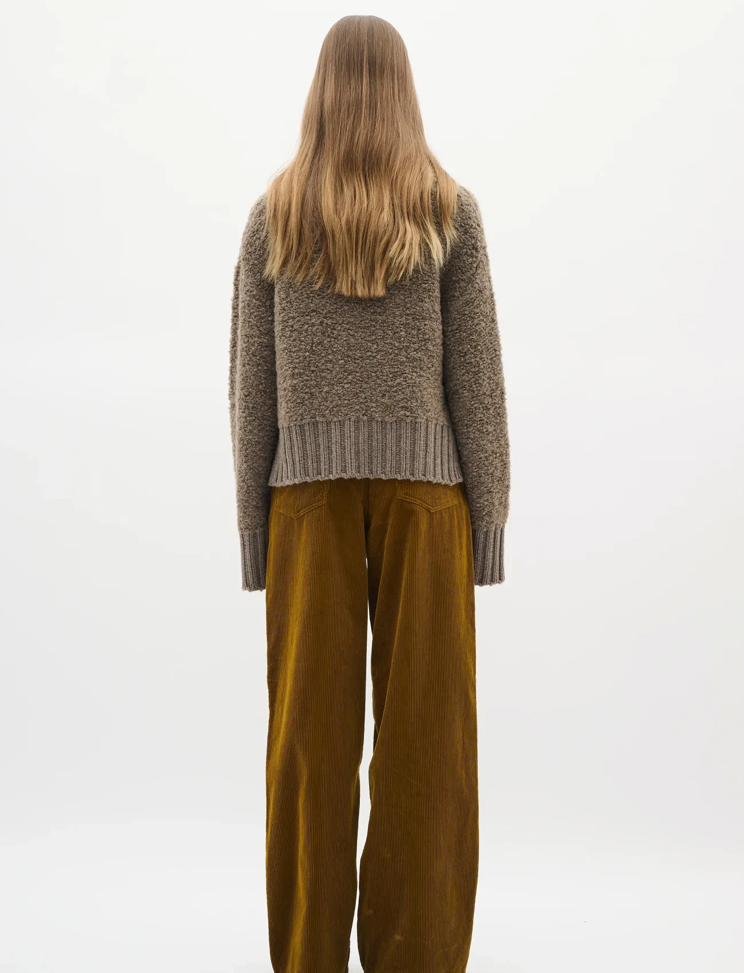InWear - GuoIW Highneck - stickade tröjor - sandy grey melange - 4