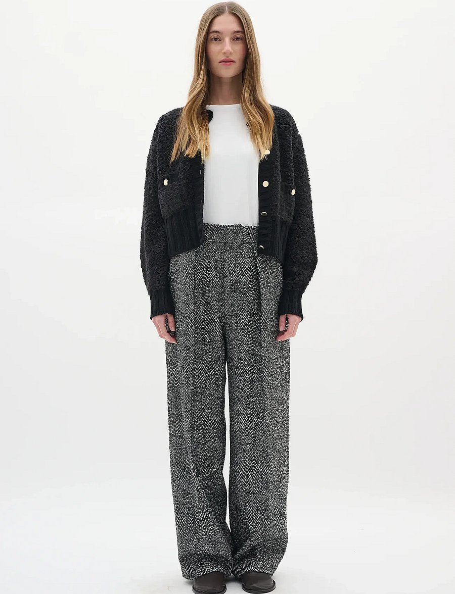 InWear - GuoIW Cardigan - cardigans - black - 3