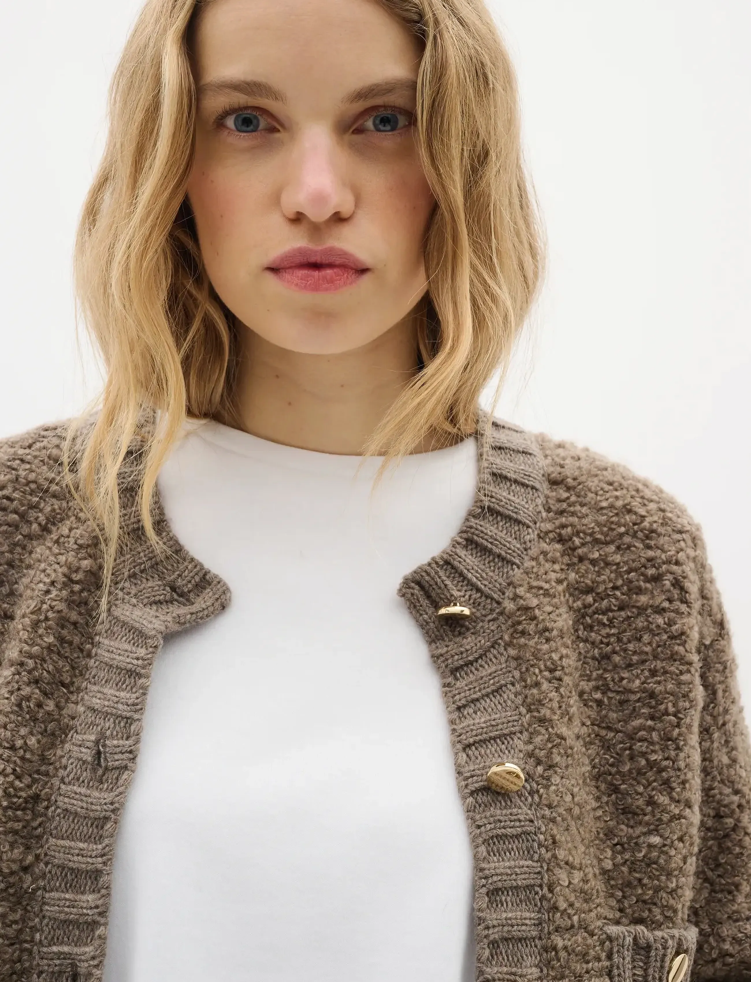 InWear - GuoIW Cardigan - muotitrendit - sandy grey melange - 5