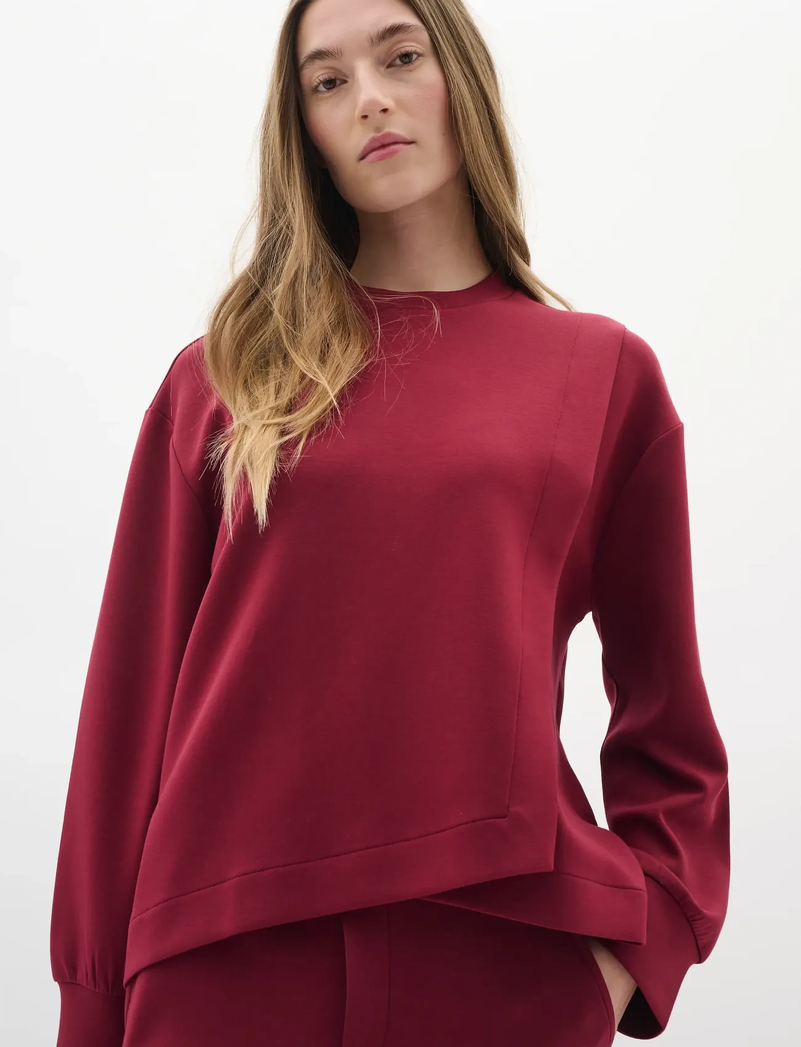 InWear Gidaiw Vincent Sweatshirt, 3XL, Sweatshirts & Hoodies, Burgunderrot - Sweatshirts, Frauen
