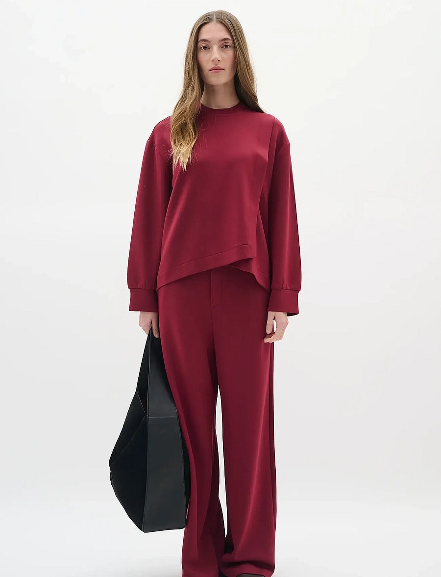 InWear - GidaIW Vincent Sweatshirt - strikkegensere - cabernet - 3