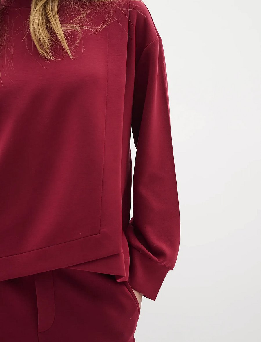 InWear - GidaIW Vincent Sweatshirt - strikkegensere - cabernet - 4