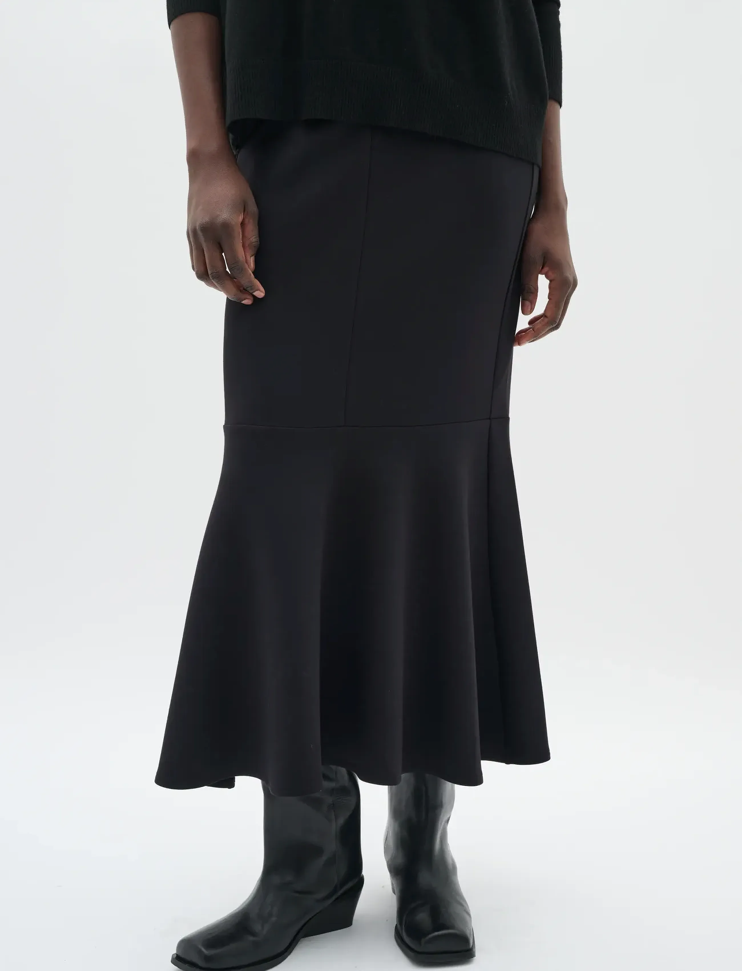 InWear GidaIW Vincent Skirt - Nederdele - BLACK / black
