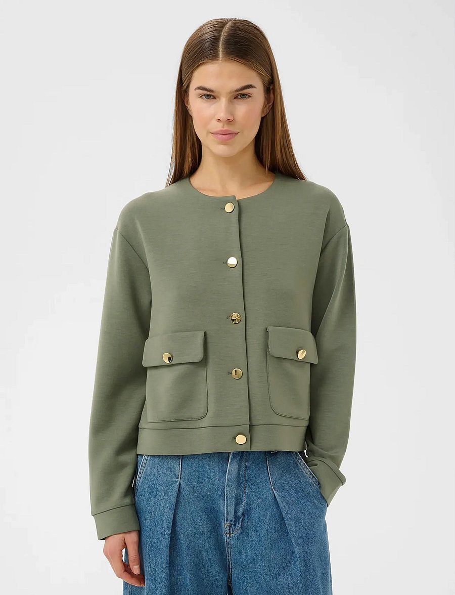 InWear - GIDAIW VINCENT JACKET - cropped blazers - mulled basil - 0